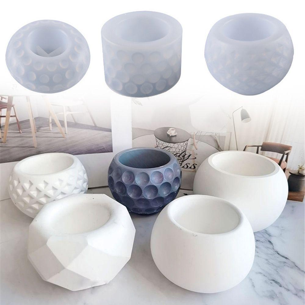 WATTLE Khuôn Silicone Tạo Hình Làm Chậu Hoa / Nến DIY