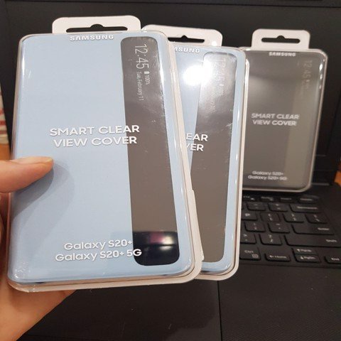 Bao da Clear View samsung Galaxy S10/S10+/S20+/S20 Ultra