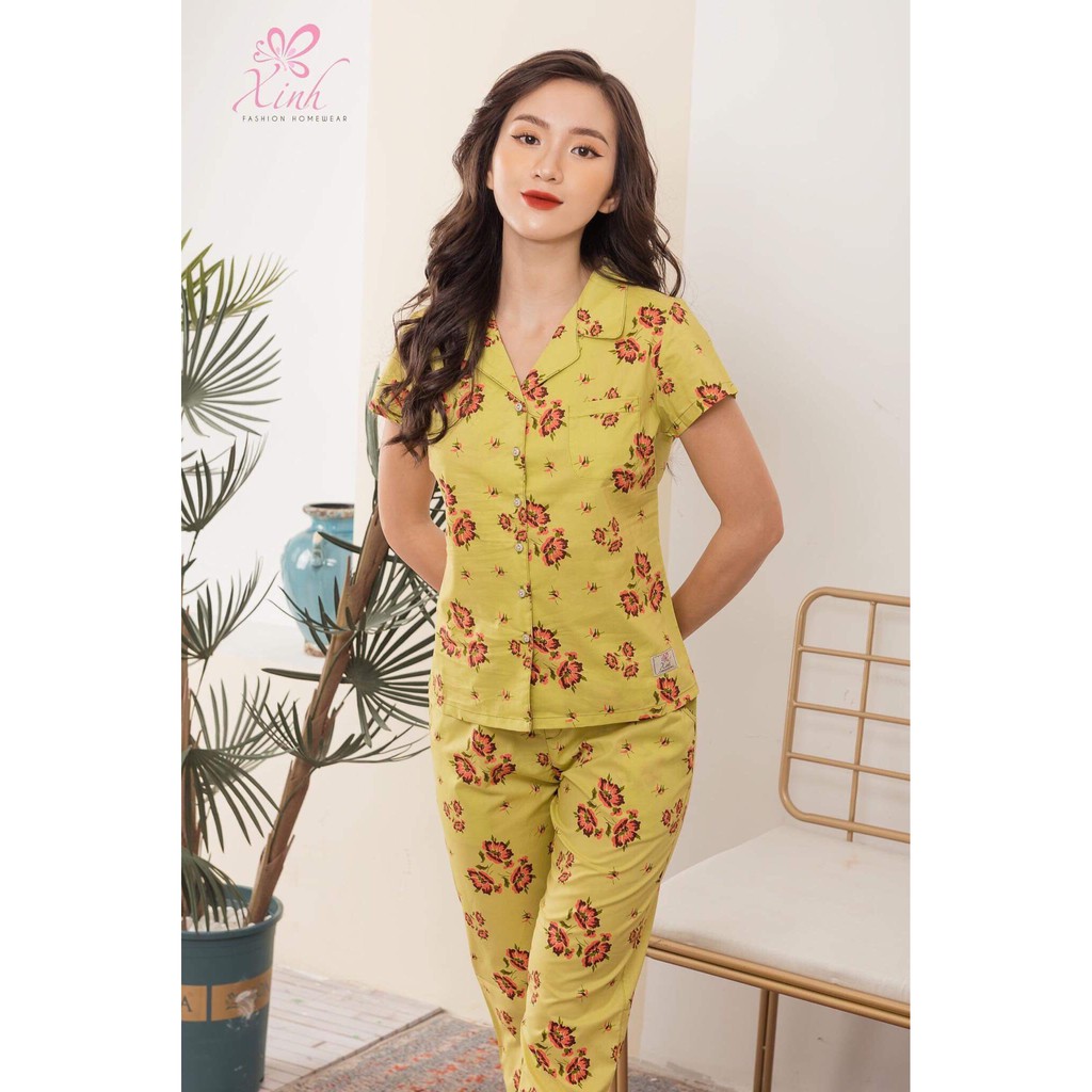 Hãng Xinh fashion home wear -Bộ thô quần dài tay dài 2019 - TP0963