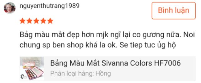 Bảng Màu Mắt Sivanna Colors HF7006 | BigBuy360 - bigbuy360.vn