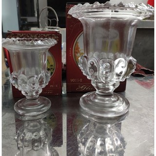 Ly thủy tinh cắm phật thủ cắm hoa