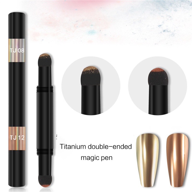 Set 12 Bút Mút Xốp Nhiều Màu Làm Móng Nghệ Thuật