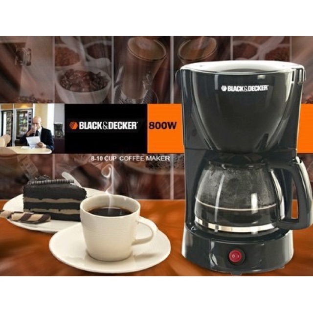 Máy pha coffee chính hãng Black &amp; Decker DCM600 (8-10 Ly)