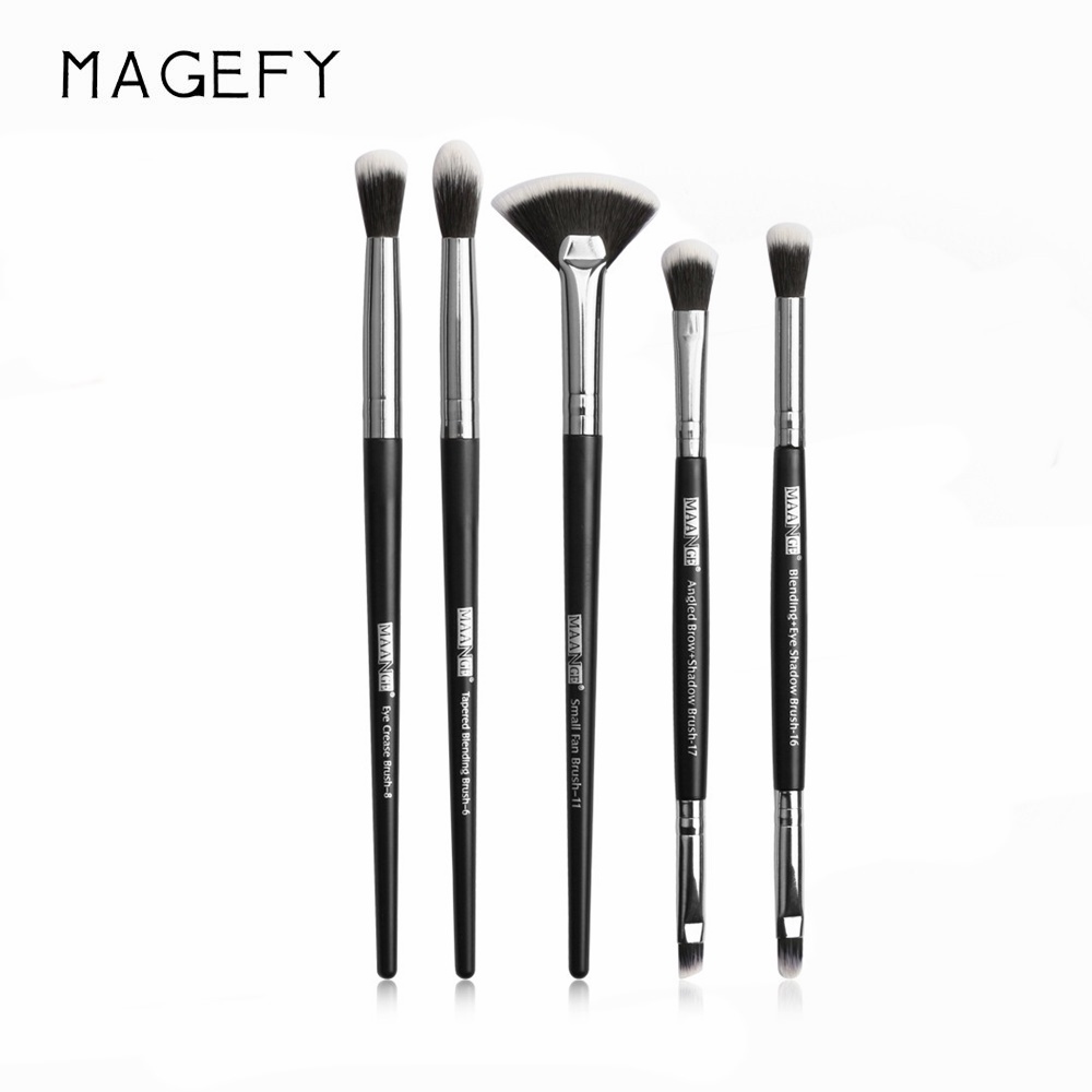 Bộ cọ trang điểm 5 chiếc cọ Makeup chuyên dụng 27g/5 PCS MAGEFY Set Makeup Brushes Set /Cọ trang điểm đa năng cao cấp chuyên dụng