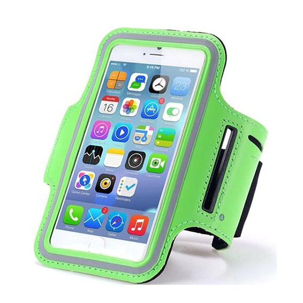 Đai đeo tay armband tập thể thao chạy bộ cho điện thoại iPhone Samsung màn hình lớn - XANH Sport