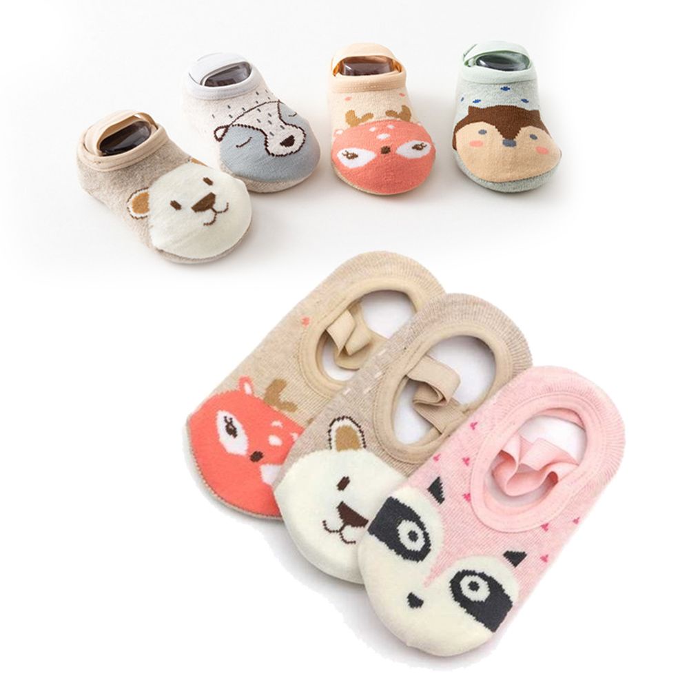 Vớ Cotton Mềm Mại Ấm Áp Chống Trượt Thoải Mái Nhiều Màu Sắc Cho Bé Sơ Sinh
