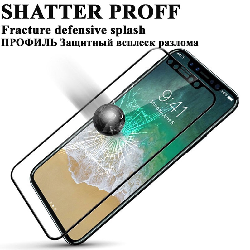Kính Cường Lực 9h Bảo Vệ Toàn Màn Hình Tương Thích Cho Iphone 6 6s 7 8 Plus X Xr Xs Max 11 Pro Max