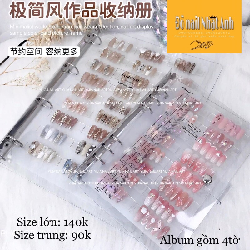 Album đựng mẫu nail