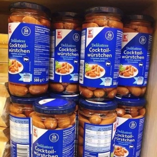 💫XÚC XÍCH ĐỨC DELIKATESS COCKTAIL- WURSTCHEN 380g date 2023