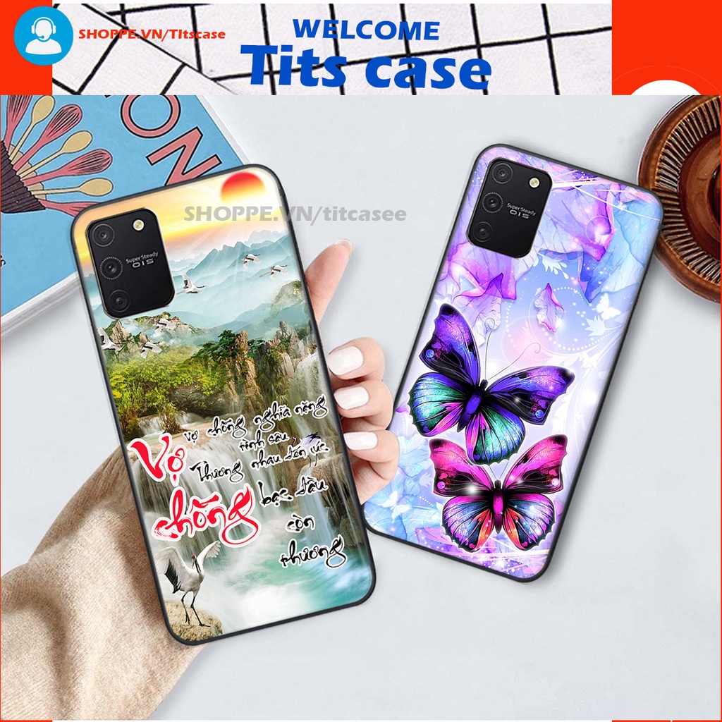 Ốp lưng Samsung Galaxy S10 LITE in hình thiên nga,hoa may mắn, đặc sắc ĐỘC - LẠ - BỀN