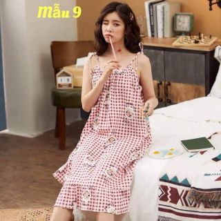 Váy 2 dây maxi dáng dài