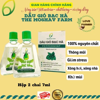 Dầu Gió Bạc Hà the Moshav Farm - 100% nguyên chất - Thông mũi, mát họng, giảm say xe, giảm stress - LOVE FARMER SHOP