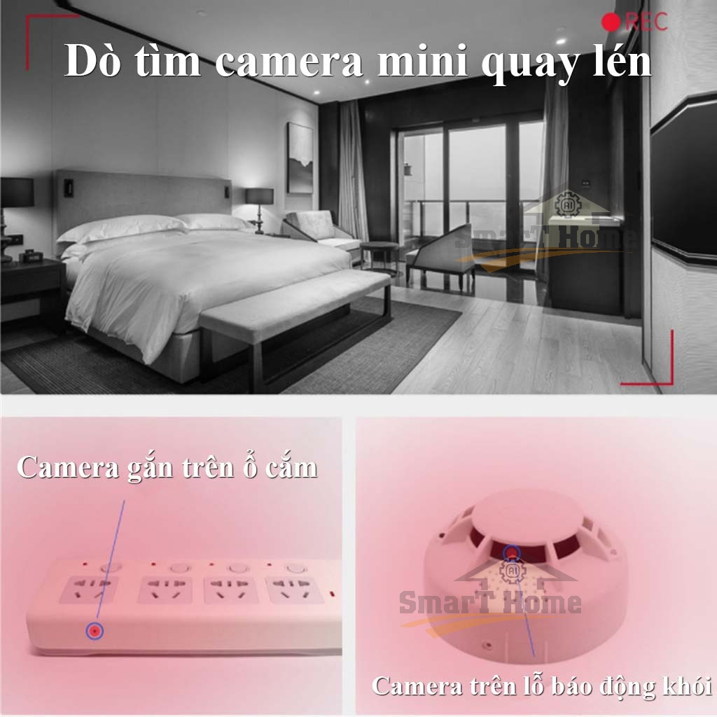 Máy Dò Camera Ẩn Xiaomi Smoovie - Máy Dò Tìm Camera Đa Năng Có Báo Động Chống Quay Lén Và Chống Trộm Thiết Kế Mini
