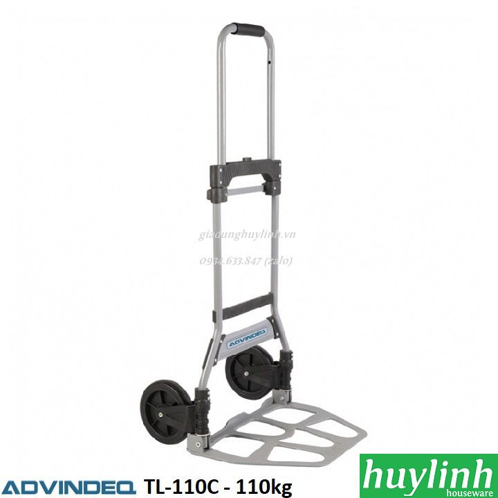 Freeship Xe đẩy hàng 2 bánh rút gọn Advindeq TL-110C - 110kg