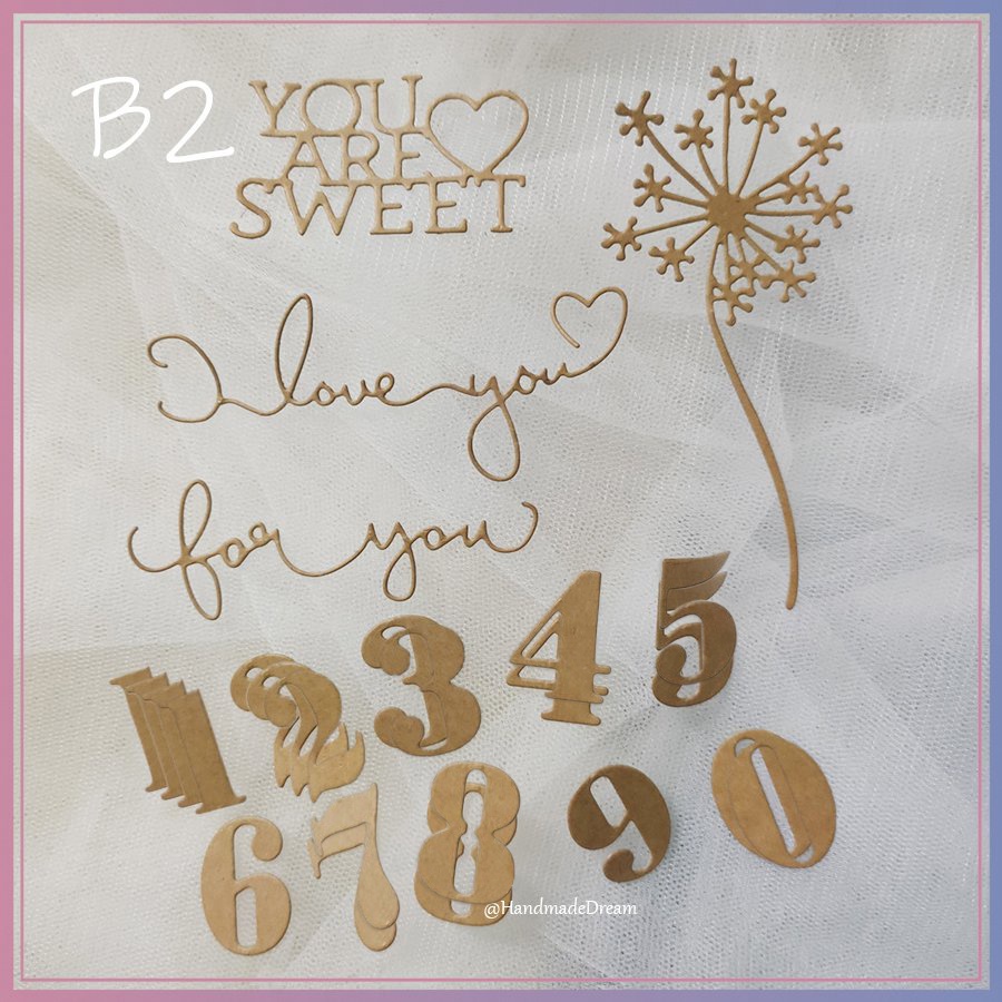 Sticker Hình Dán Trang Trí Thủ Công Dễ Thương - Handmade Dream