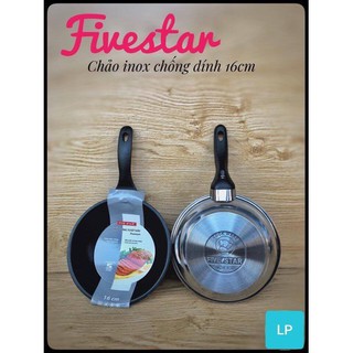 Chảo inox đun bếp từ Fivestar size nhỏ 16cm