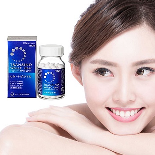 Viên Uống Trắng Da Transino White C Clear 120 Tablets - Mờ Nám Tàn Nhang Từ Nhật Bản