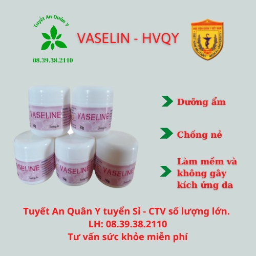 Kem Chống Nẻ Vaseline - Học viện Quân Y