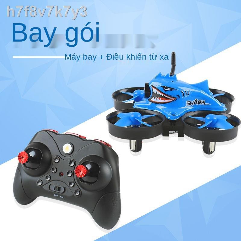 Lễ hội mùa xuân giao hàng FPV cá mập nhỏ trong nhà máy đi ngang bay đồ chơi quadcopter chiều cao cố định k