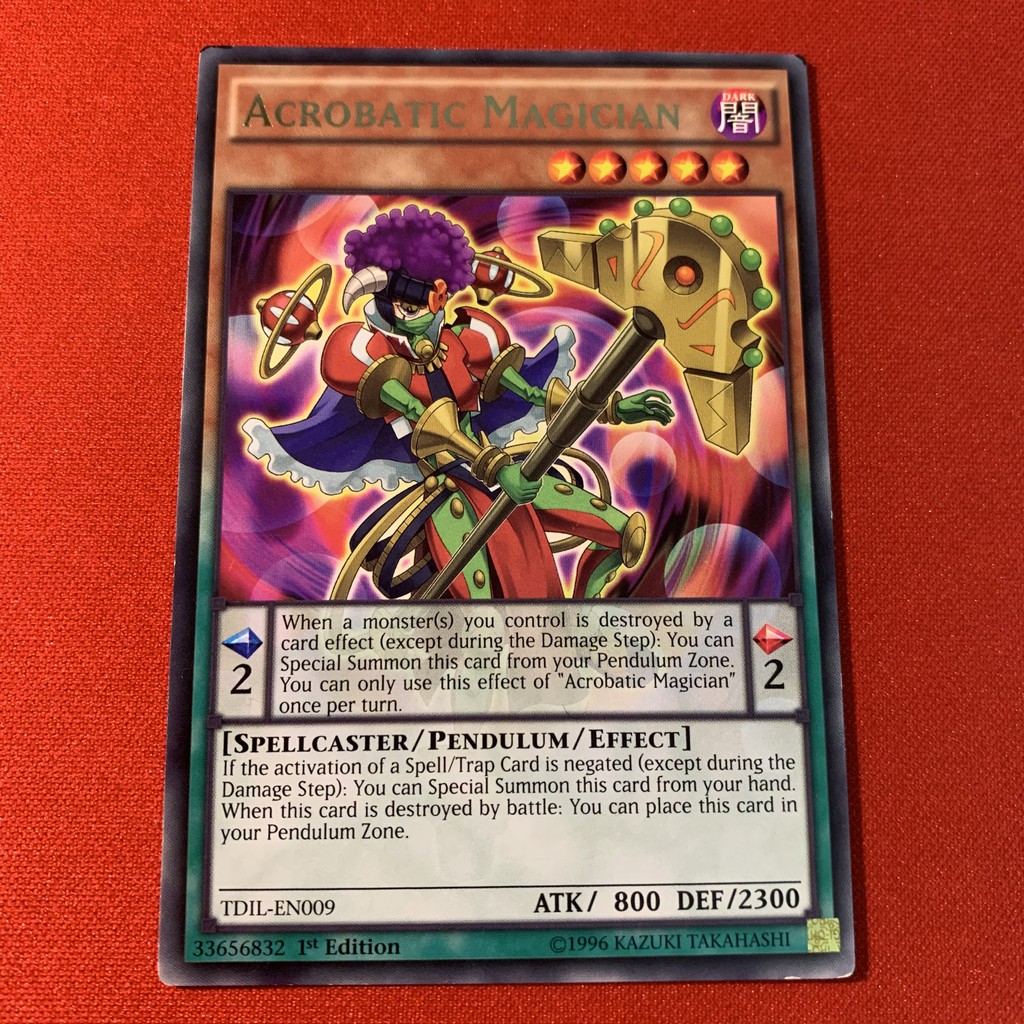 [EN][Thẻ Bài Yugioh Chính Hãng] Acrobatic Magician