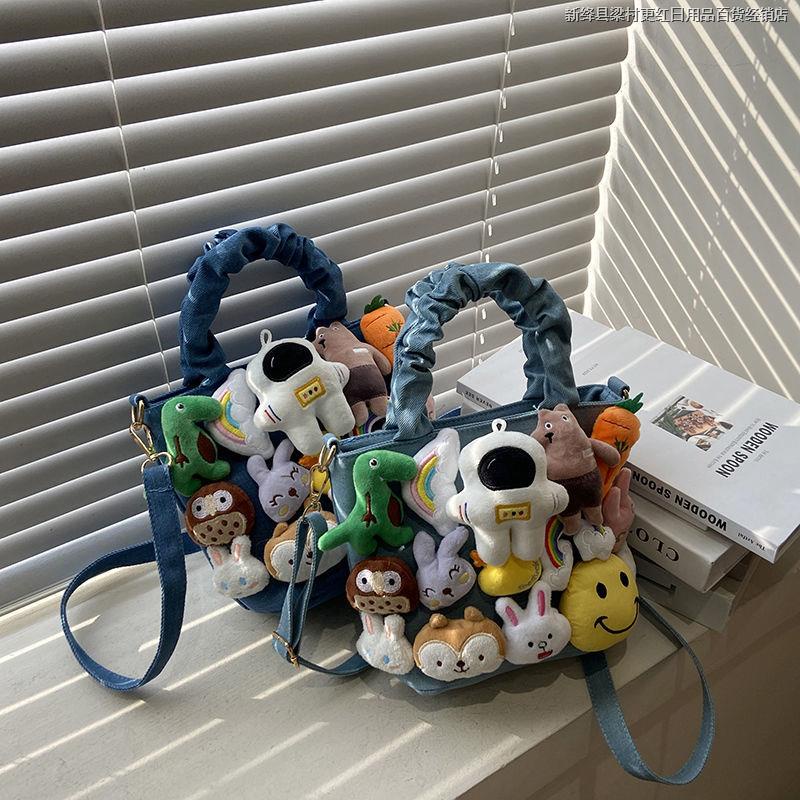 Túi Xách Vải canvas In Hoạt Hình Dễ Thương Thời Trang Cho Nữ 2021