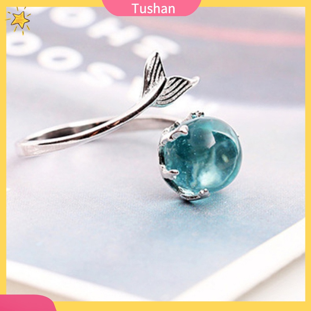 Nhẫn nữ đính đá phong cách thời trang điều chỉnh được