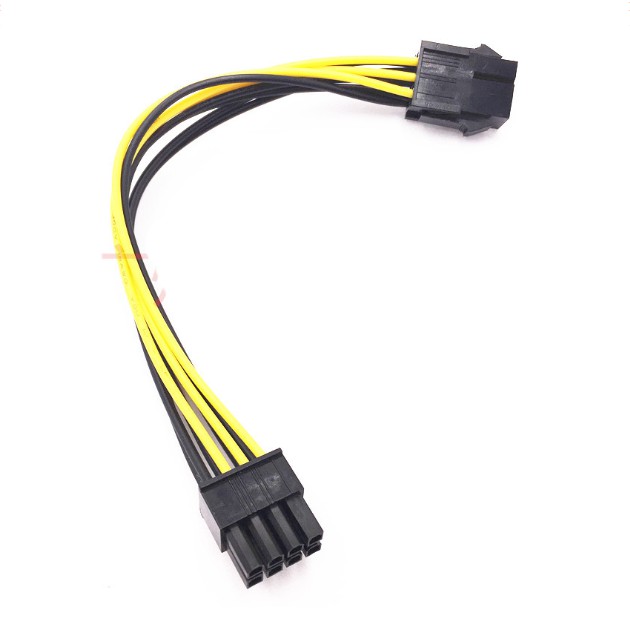 Cáp Chuyển Nguồn Từ 6 Pin Sang 8 Pin Cho VGA