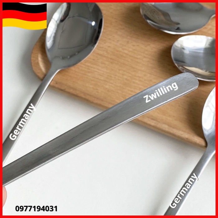 Set 5 thìa ăn Zilling Inox cao cấp nhập khẩu từ Liên bang Đức