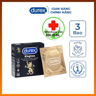 Bao cao su durex kingtex 3 bao