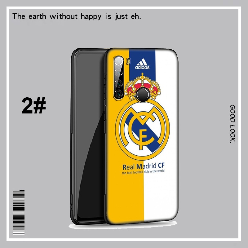 Ốp điện thoại silicone mềm hình logo Real Madrid cho Xiaomi Redmi 8A 8 7A 7 6 6A Pro 5A 5 Plus LU93