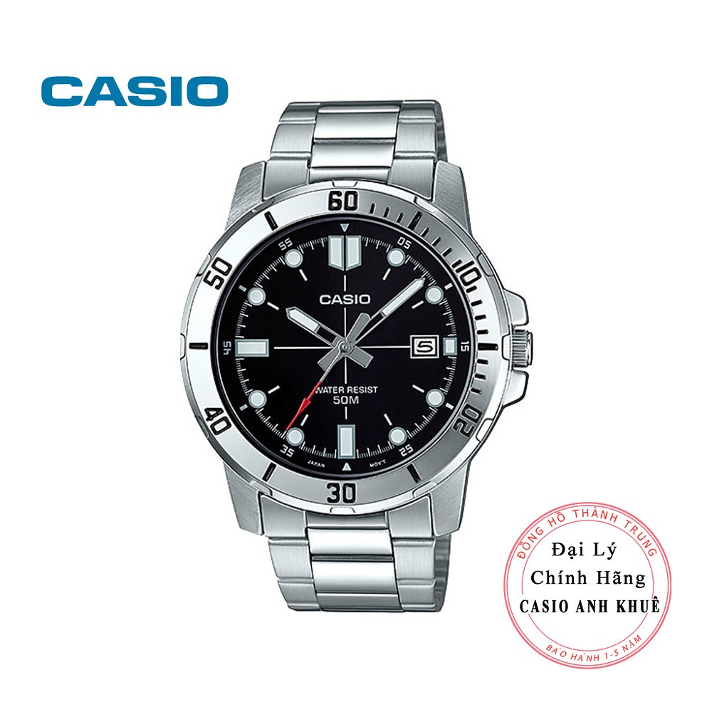Đồng hồ Casio Nam MTP-VD01D-1EVUDF cỡ mặt 45mm