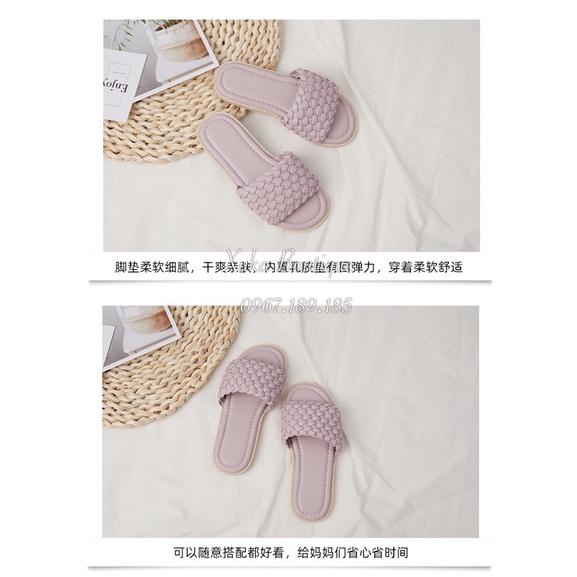 Dép Bé Gái Hàn Quốc Cao Cấp, Dép Xỏ Ngón Đan Xen Trẻ Em Đế Mềm Chống Trượt, Dép Đi Chơi Đi Học Cho Bé Từ 3-15 Tuổi