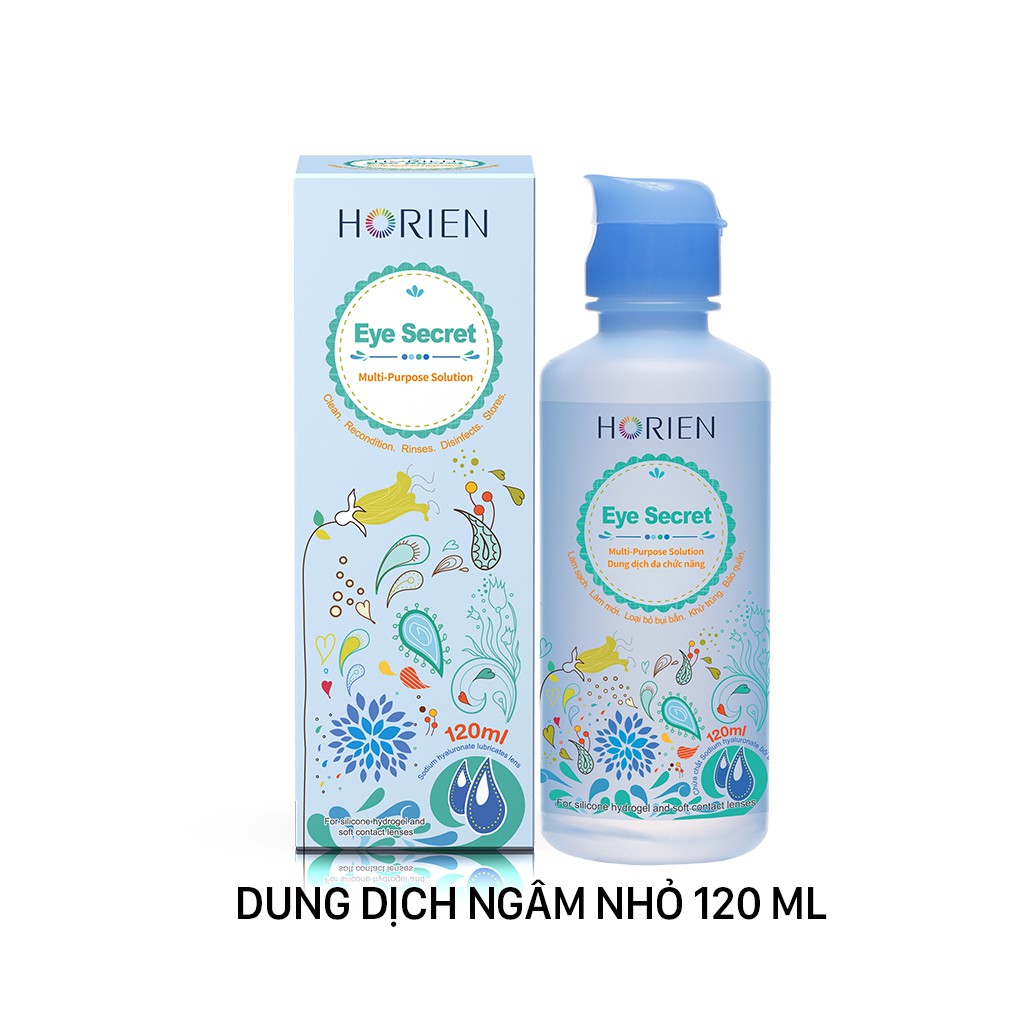 Dung dịch ngâm kính áp tròng 360ml và 120ml Eye Secret