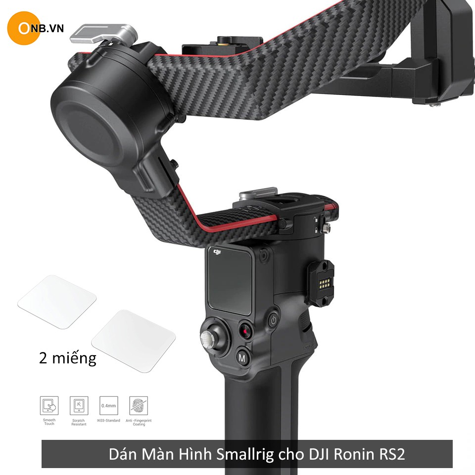 2 Miếng Dán màn hình SmallRig Screen Protector Gimbal DJI RS2 - 3029