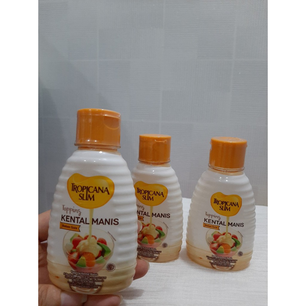 Set 3 Chai Sữa Đặc Ăn Kiêng Không Đường Thương Hiệu Tropicana Slim Tốt Cho Người Ăn Kiêng, Tiểu Đường