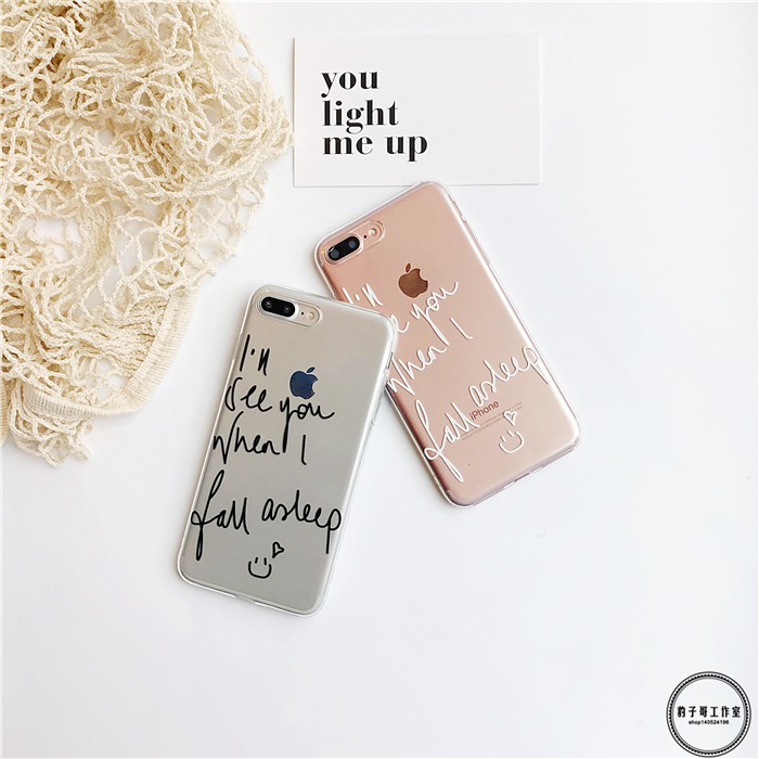 ốp lưng trong suốt kèm dây đeo cho điện thoại iphone 7/7plus | BigBuy360 - bigbuy360.vn