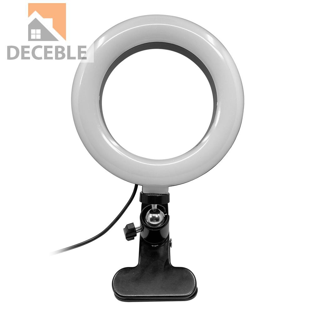 Vòng Đèn Led 6 Inch Kèm Giá Đỡ Điện Thoại Hỗ Trợ Chụp Ảnh Selfie Tiện Dụng