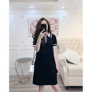 Váy len suông mongtoghi pha trắng mã VAY305