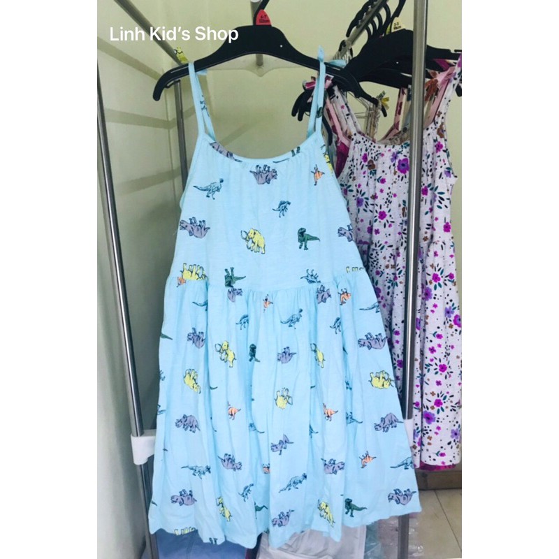 [ẢNH THẬT] [SIZE ĐẠI] Váy hai dây COTON cho bé gái từ 15-40kg hàng xuất dư
