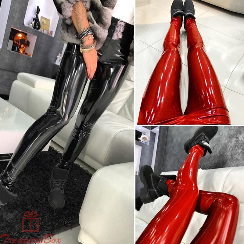 Quần da bóng dài dáng ôm sành điệu dành cho nữ | BigBuy360 - bigbuy360.vn