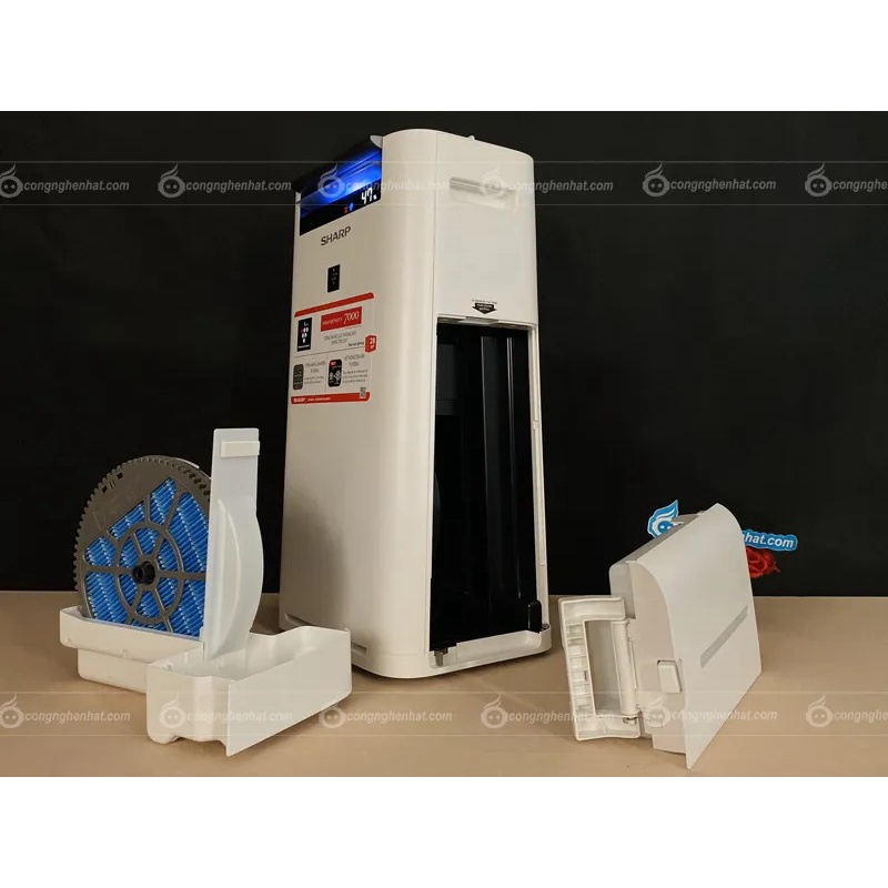 Máy lọc không khí tạo ẩm Sharp KC-G40EV-W Lọc bụi mịn PM2.5 - Hàng chính hãng - Mới 100% - Bảo hành 12 tháng