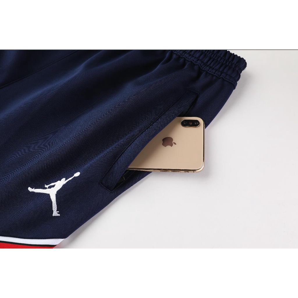 Áo Khoác Bóng Đá Tay Dài Màu Xanh Dương Paris Saint Germain PSG Messi Size A + + + Size 22-23 | Áo Khoác PSG Messi