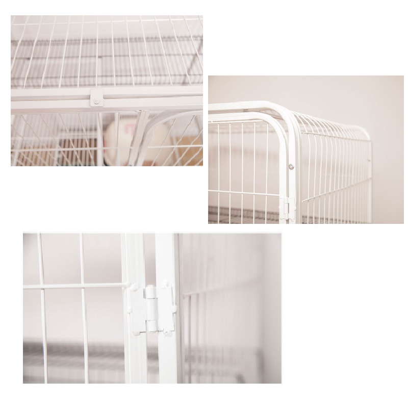 Chuồng Mèo Nan Ống Giá Rẻ Size Đại 156*78*54cm Có Bánh Xe Cao Cấp