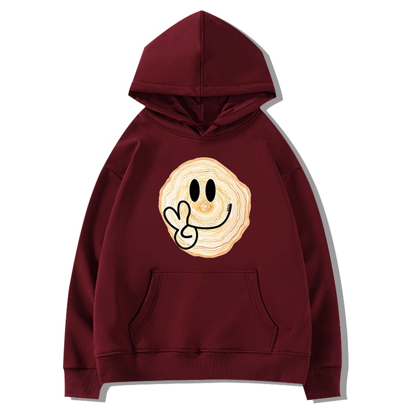 SELVZE Áo khoác hoodie vải cotton in họa tiết retro Mỹ thời trang chất lượng cao cho nữ