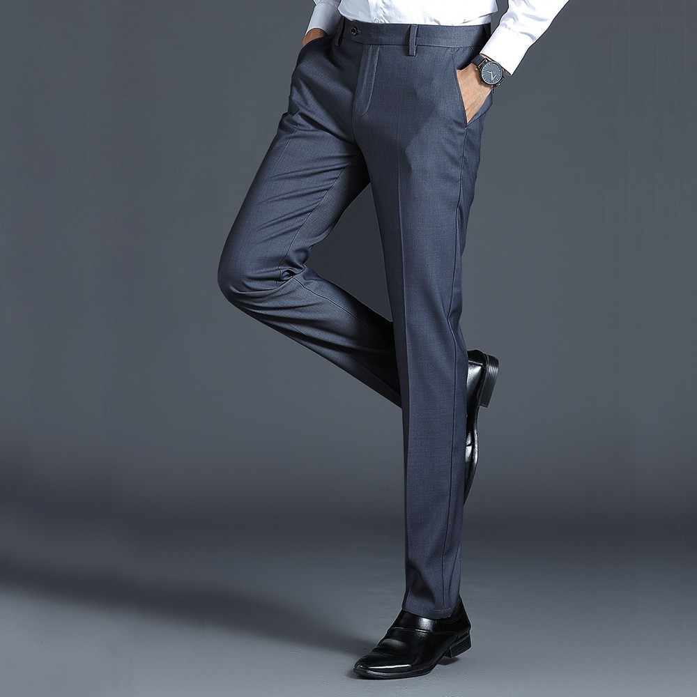 ROLY Quần âu nam ống côn cho dân công sở, Quần tây nam kiểu dáng ôm trẻ trung năng động chất liệu co giản thoải mái | BigBuy360 - bigbuy360.vn