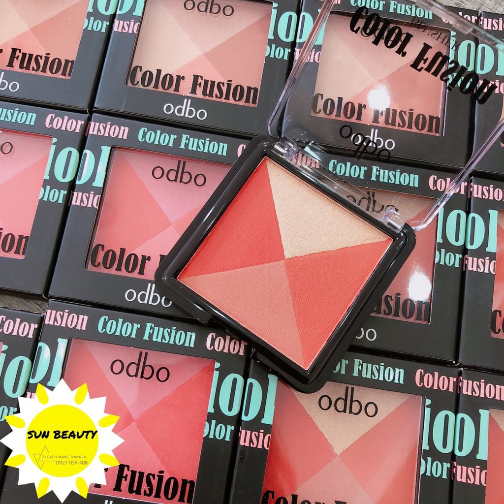 PHẤN MÁ HỒNG ODBO COLOR FUSION BLUSHER OD187 NHẬP KHẨU CHÍNH HÃNG - 2815