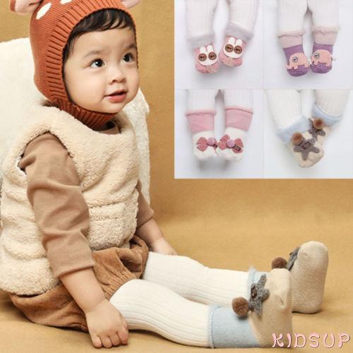 Vớ cotton chống trượt họa tiết động vật hoạt hình 3D dễ thương cho bé