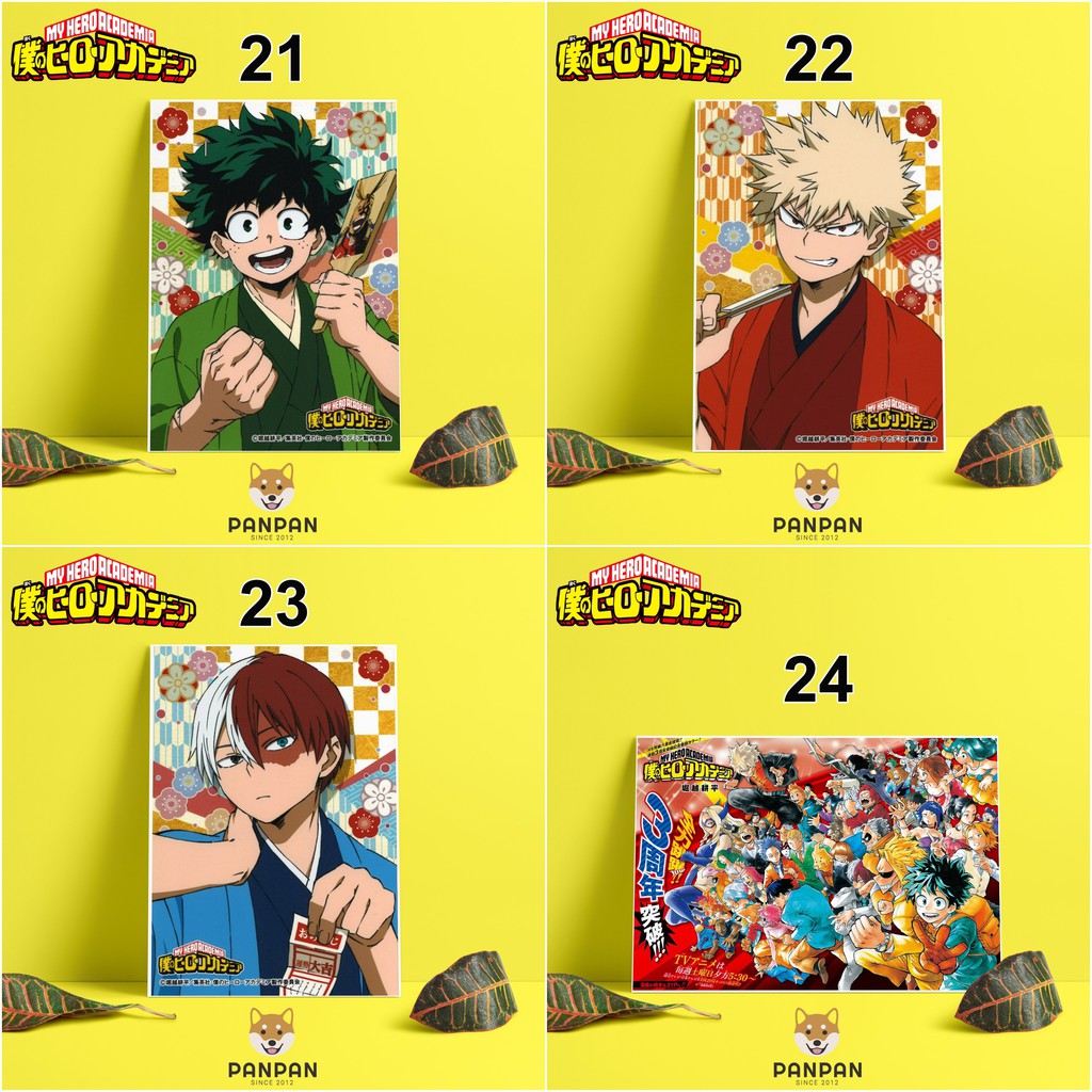 Postcard Cao Cấp - Poster My Hero Academia (2)