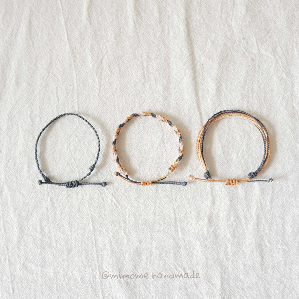 Set vòng waterproof xám vàng kem