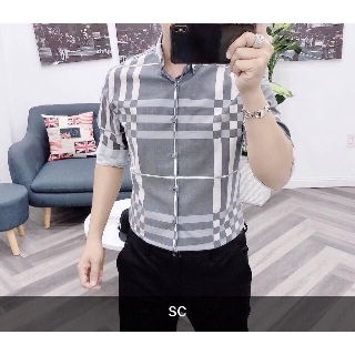 Áo sơ mi nam sọc caro mẫu mới ( KÈM HÌNH THẬT ) may kỹ đẹp từng chi tiết